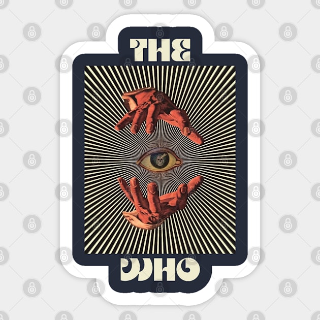 Hand Eyes The Who Sticker by Kiho Jise